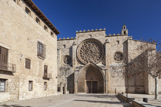 Monastery, Monestir of Sant Cugat del Valles, province Barcelona,Catalonia.Spain.