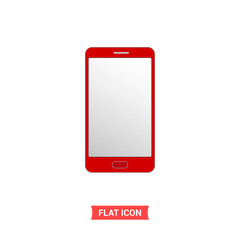 Smartphone vector icon, simple illustration for web or mobile app