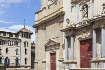 Fototapeta na wymiar Architecture, religious building,Cathedral, Vic,province Barcelona, Catalonia.Spain.