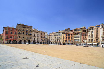 Fototapeta na wymiar Main square, historic center,Vic,Catalonia,Spain