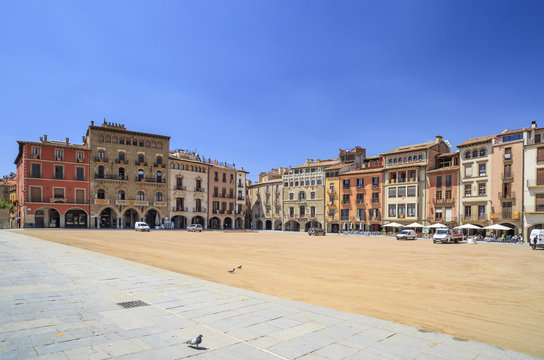 Main square, historic center,Vic,Catalonia,Spain