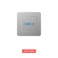 Processor vector icon