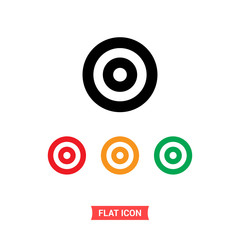 Target vector icon, goal symbol