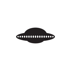 UFO vector icon, spaceship symbol