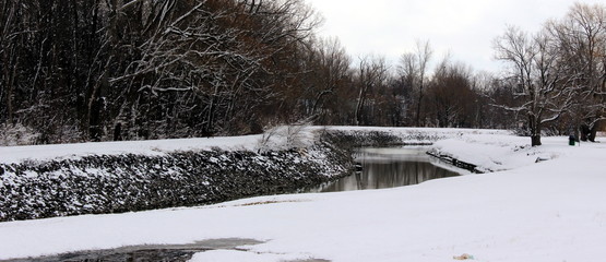 Little River in winter