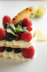 イチゴのミルフィーユ