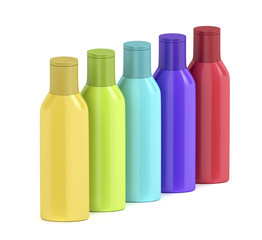 Plastic bottles for cosmetic liquids