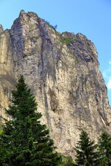 Poland, Tatra Mountains, Zakopane - Dolina Koscieliska Valley and Raptawicka Turnia cliff