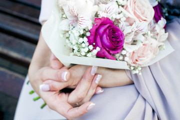 The bride's bouquet