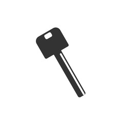 Key icon. Vector illustration, flat design.