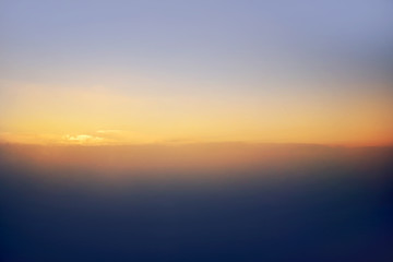 Sunset sky for background
