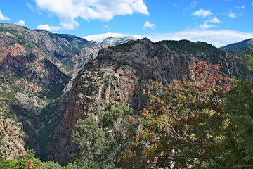 Corsica-Spelunca Gorge from the road D84