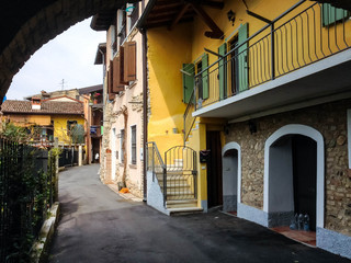 Naklejka premium Italian street