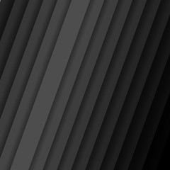 Obraz premium Inclined vector strips with shadow Abstract dark background pattern with diagonal stripes from gray to black color Contemporary graphic design cover geometric pattern with lines banner pattern Vector