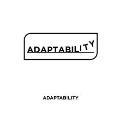 adaptability icon isolated on white background for your web, mobile and app design