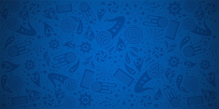 Blue background pattern template.  vector illustration