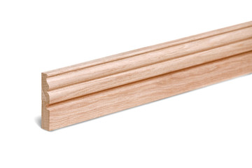 wooden plinth on a white background