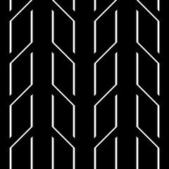 Design seamless monochrome zigzag pattern