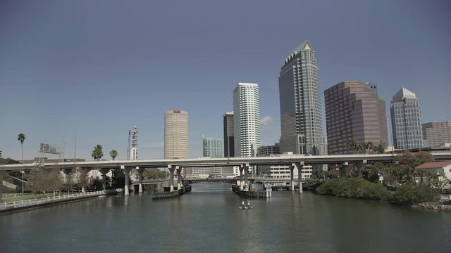 Skyscrapers And The Selmon Expressway, Tampa