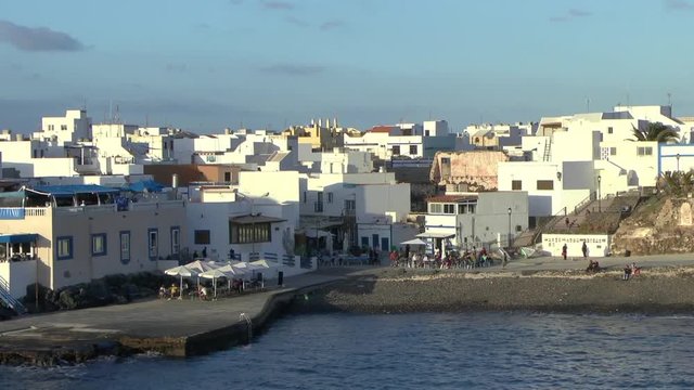 Small fisherman´s village El Cotillo Canary Islands Fuerteventura.
