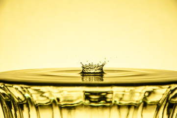 Beautiful and unique water splash