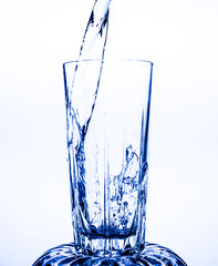 Beautiful and unique water splash