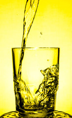 Beautiful and unique water splash