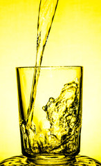 Beautiful and unique water splash