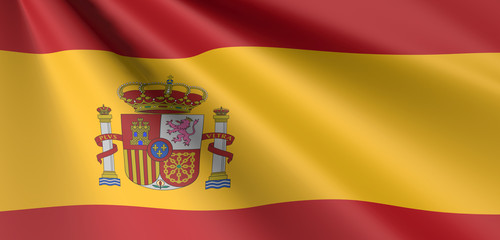 Obraz premium Spanish flag