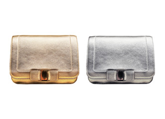 women fashion accessories -  luxury sling bag on white background