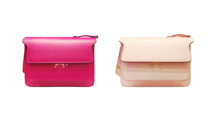 women fashion accessories -  luxury sling bag on white background
