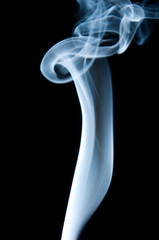 Unique white smoke pattern