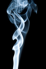 Unique white smoke pattern