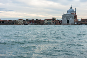 Obraz premium Beautiful town of Venice over channel