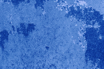 Texture (background) old iron covered with rust. Toning in pantone color marina.