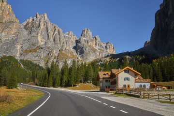 Dolomites, Italy, around the Sella massif