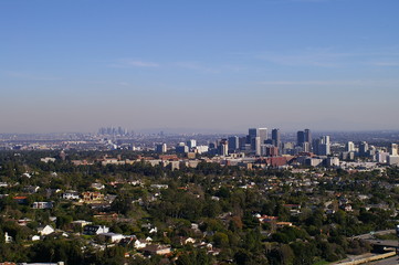 Fototapeta na wymiar ロサンゼルスのパノラマ