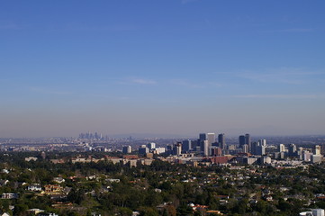 Fototapeta na wymiar ロサンゼルスのパノラマ