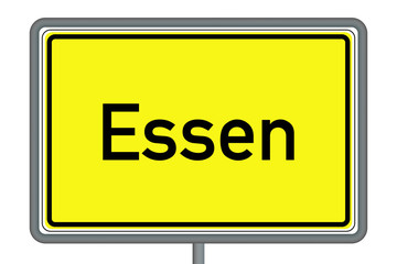 Ortsschild Essen