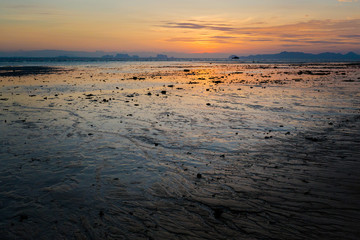 Tropical sunrise landscape of Koh Kradan