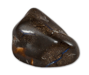 Opal crystal isolated on the white background