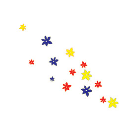 Festive Background with Colorful  flowers. Feminine Pattern for Postcard, Print, Banner or Poster. Small Pretty  flowers For Party Decoration, Wedding, Birthday or Anniversary Invitation. 