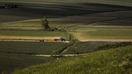 Sianokosy, krajobraz wiejski © D'automne Dragon