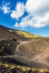 Mount Etna, volcano located in Sicily, Italy