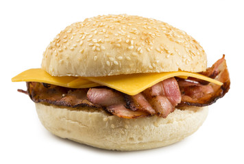 Bollo de bacon y queso