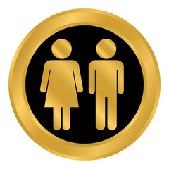 Male and female button.