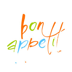 bon appetit lettering template