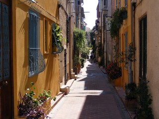 Fototapeta na wymiar Street of Antibes, France