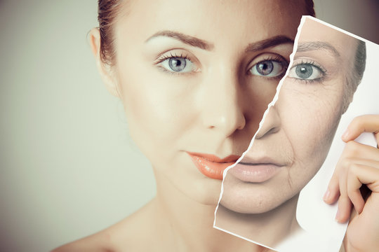 aging problems  of face skin
