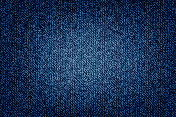 Jeans background denim pattern. Classic texture blue. Background of denim canvas. Vector.